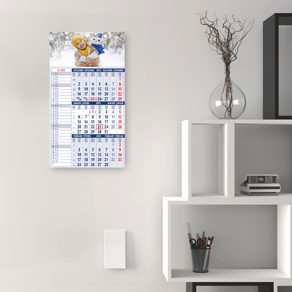 3 Month Calender Memo setting 1