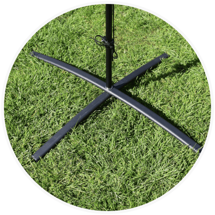 beachflag accessories insetting icon weighted flagbase crossfoot light