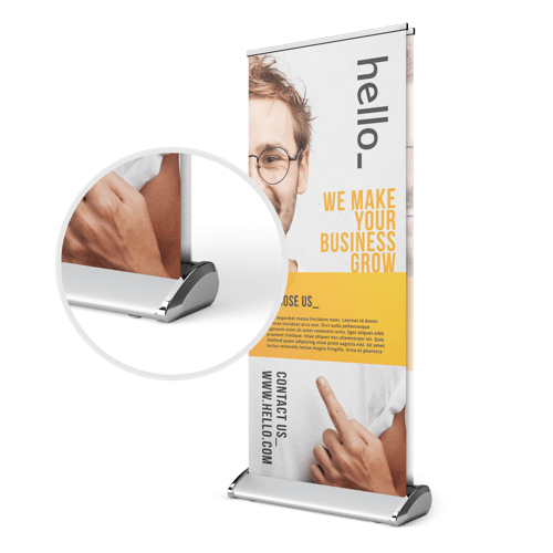 new product image rollupbanner double transparent