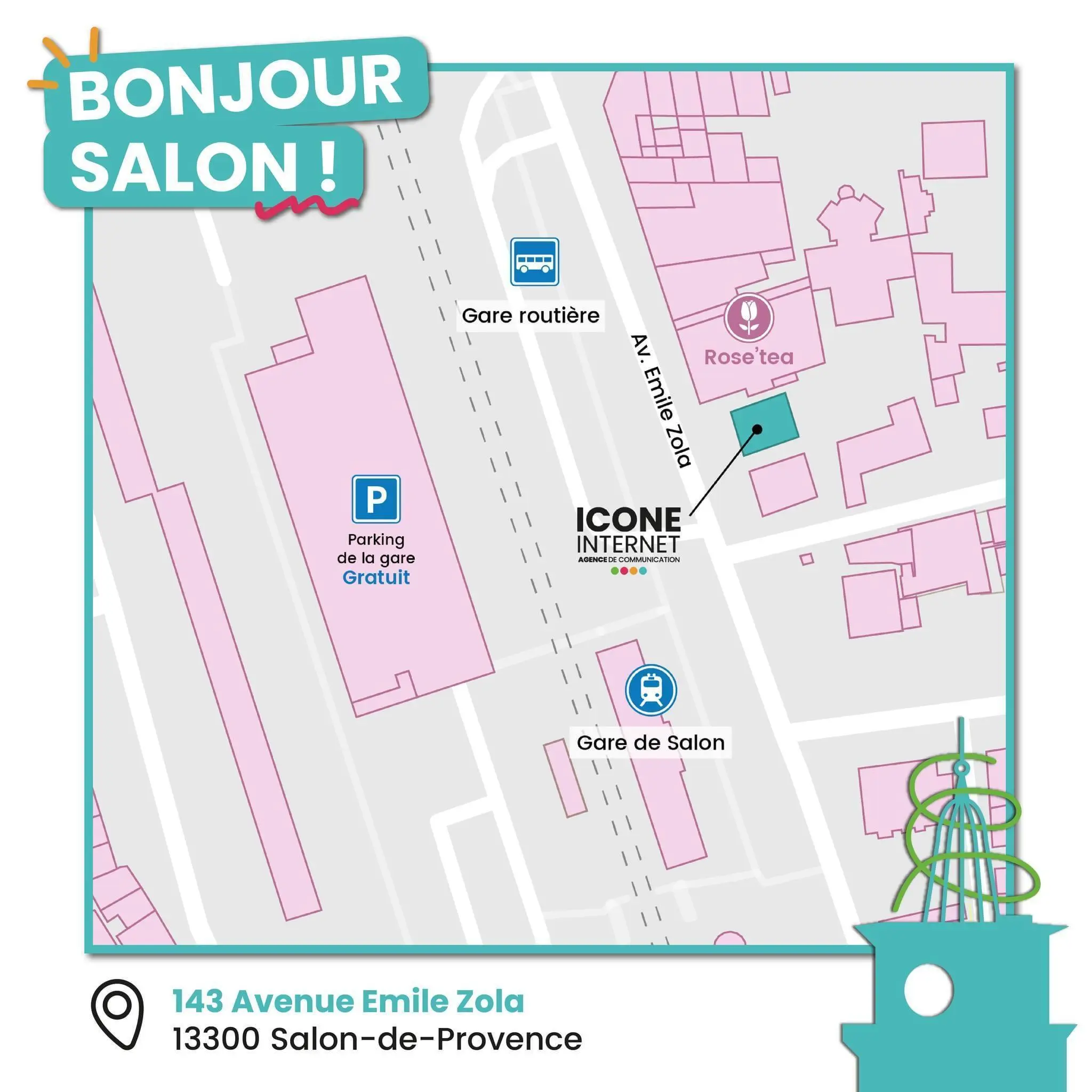 plan agence de communication salon de provence