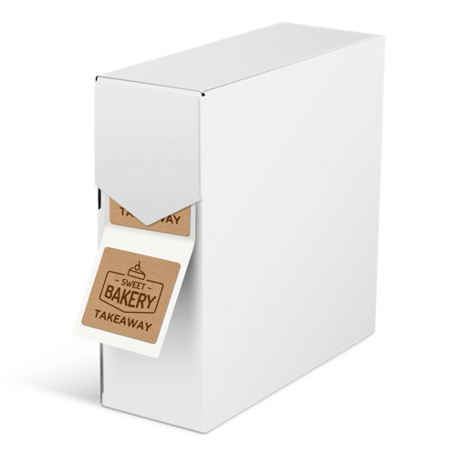 product image 500x500 labels on roll kraft